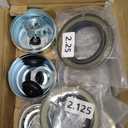 Racewill 2 Sets 25580 15123 Boat Trailer Axles Bearing Kits, Grease Seals, Spindle Nuts, 2.72" Dust Caps and Rubber Plugs, Cotter Pins, Washers for 5200-6000 lb.Tandem Axles #D42 Spindle