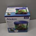 Aqueon LED MiniBow Small Aquarium Fish Tank Kit with SmartClean Technology, Blue, 1 Gallon