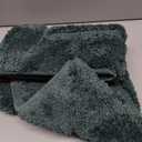 Buganda Bathroom Rugs, 30" x 20", Soft and Absorbent Microfiber Bath Rugs, Non-Slip Shaggy Shower Carpet, Machine Wash Dry Bath Mats for Bathroom Floor, Tub and Shower, Dark Green