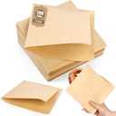 VGOODALL 200 Pcs Double Open Pretzel Bags, 7" x 7" Grease-Resistant Brown Sandwich Paper Bags Paper for Oily Snack Pretzels Cookies