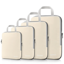 Gonex Compression Packing Cubes, 4pcs Expandable Storage Travel Luggage Bags Organizers