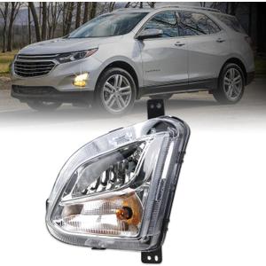Left Driver Side Fog Lights Signal Assembly Compatible With 2018 2019 2020 2021 Chevy Equinox Bumper Lamp Fog Light Replace#85161291