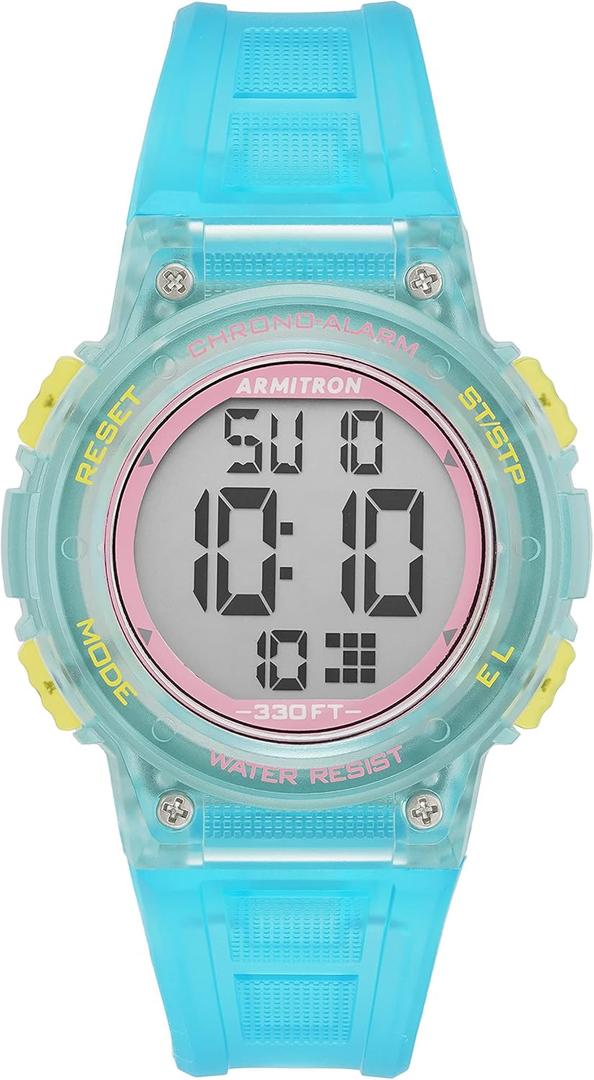 Armitron Sport Women's Digital Chronograph Resin Strap Watch