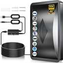 2026 Antenna for Smart TV Indoor, 3600+ Miles TV Antenna for Local Channels, Long Range HDTV Antenna, Digital Antenna with Signal Booster Amplifier - 4K 8K 1080p, 38FT Coxial Cable