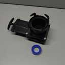 TonGass 3-Inch RV Waste Valve Body with Handle, Durable RV Sewer Valve Replacement for Campers, Trailers, and Motorhomes, Mess-Free Water Valves, Heavy-Duty Camper Sewer Pipe Fitting - Black