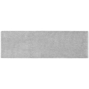 Garland Rug Sheridan Plush Washable Nylon Rug, 22-Inch by 60-Inch, Platinum Gray