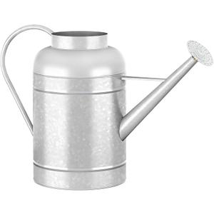 Galvanized Iron Watering Can for Indoor Plants, Bowl Watering Cans for House Plant Garden Flower, Long Spout Water Can for Outdoor Watering Plants 8.71L 2.3 Gallon