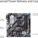 ASUS Prime B550M-A WiFi II AMD Micro ATX Motherboard with PCIe 4.0, WiFi 6, ECC Memory, HDMI 2.1, RGB Header