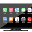 RC07 9''Car Stereo Wireless Apple Carplay & Android Auto with 2.5K Dash Cam & 1080P Backup Camera, Mirror Link and GPS