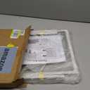 Flamorrow Window Air Conditioner Side Panels with Frame, Fits 5,000 BTU Window Air Conditioners, AC Accordion Filler Kit and Air Conditioner Curtain Replacement for Window AC Units