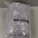 Bedsure Oversized Queen Comforter Set - Lavender Bed Set, 3 Pieces Cute Floral Bedding, 1 Soft Reversible Botanical Flowers Comforter and 2 Pillow Shams