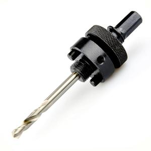 MaxTool 3/8" HEX Arbor/Mandrel Holesaw Accessry Fits 1-3/16" Up Holesaws 5/8-18UNF Thread 1/4"x4" M2 Pilot Drills for Deep Cut Holesaws; BA28H1809-M45PN9