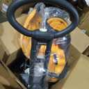 Joovy Tricycoo LX Premium Kids Tricycle with 8 Stages Featuring Chunky Front Tire, Removable and Adjustable Parent Handle, Machine-Washable Seat Pad, and Retractable Canopy, Yellow, 1 Count (Pack of 1)