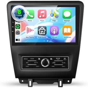 4G+64G Car Radio for Ford Mustang 2010 2011 2012 2013 2014,10.1 Inch Touch Screen Android Car Stereo Wireless Carplay/Android Auto +Backup Camera