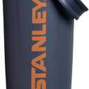 STANLEY Vitalize Shaker Bottle 20 oz | Leakproof Insulated Stainless Steel Shaker Cup | Base Storage and Twist On Fast Flow Lid | Protein Shakes and Pre Workout Powder | BPA-Free | Twilight