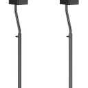 Mounting Dream Height Adjustable Speaker Stands Mounts, One Pair Floor Stands, Heavy Duty Base Extendable Tube, 11 LBS Capacity Per Stand, MAX 39" Height Adjustment MD5401 (Speakers Not Included)