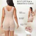 SHAPSHE Faja Compression Moldeadoras Dual Layer Stage 1/2/3 High Compression Tummy Control Full Body Shaper for Women (Beige, XS)