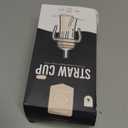 GROSMIMI Spill Proof No Spill Magic Sippy Cup With Straw With Handle For Baby And Toddlers, Customizable, PPSU, BPA Free 10 Oz (Peach)