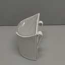 Leakproof Car Trash Can,Mini Car Trash Bin for SUV and Truck,Small Removable Liner Garbage Can,Waterproof Automotive Trash Can for Vehicle,Home,Office,Multipurpose,Easy to Clean (White)