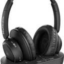 Wireless Headphones for TV, TV Headphones Wireless for Seniors with Charging Dock, Ideal Gifts for Seniors, 65H Playtime Plug-Play, Assistive Hearing, Low Latency, Perfect for Elderly Seniors