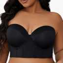 SEA BBOT Women Longline Strapless Bra Full Coverage Corset Bra Hide Back Fat, 34A