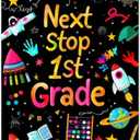 Graduation Party Decorations Door Cover 71x35 Congrats Graduate Class of 2025 Porch Banner Sign"Next Stop 1st Grade" Kids School Party Flag Classroom Door Decoration, Graduation Celebration