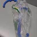 LiBa Back and Neck Massager - Trigger Point Massage Tools for Pain Relief and Manual Massage Hook Therapy Handheld Back Neck Shoulder Massager Blue - Gift for Women & Men