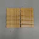 AmazerBath Bamboo Soap Holder, Bamboo Soap Dish, 2 Pack Soap Dishes for Bar Soap, Soap Tray Self Draining, Bar Soap Holder for Shower (Natural-rectangular)