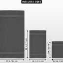 Utopia Towels 8 Piece Premium Towel Set, 2 Bath, 2 Hand, and 4 Wash Cloths, 600 GSM 100% Ring Spun Cotton, Highly Absorbent Towels for Bathroom, Gym, Hotel, and Spa, Grey