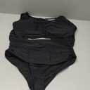 Daci Women Plus Size Two Piece Swimsuits - High Waisted Bikini Set Ruffle Tummy Control Bathing Suits with Bottom, XXL