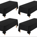 Tablecloths 4 Pack 60x1002Color Black