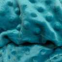 YnM Fuzzy Duvet Cover for Weighted Blankets (Bright Aqua, 60''x80'')