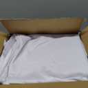 sancua White Table Cloths Rectangle, 8 Pack Tablecoths for 6 Foot Tables - Washable Polyester Fabric Table Cover for Wedding, Birthday Party, Banquet Reception, 54x108 Inch