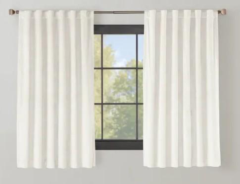 Modavari Carlisle Blackout Thermal Lined Single Panel Rod Pocket with Back Tabs Ultra Plush Velvet Easy Care 1 Panel 84"x52" (3 Pack)
