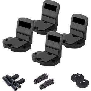 DRSPORTS Heavy Duty Universal Kayak Rack and Canoe Carrier Rooftop Mount on SUV, Car and Truck Crossbar with Bow and Stern Lines Suitable for Canoe, SUP, Kayaks, Surfboard with 2 pcs Tie Down Straps