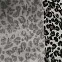 KARSWATT Washable Absorbent Incontinence Underwear for Women Leak Proof Postpartum Panties for Bladder Leaks 2 Pack (Large, Leopard A)