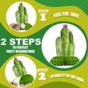 12 Pack Cactus Table Decorations - Cactus Party Decorations for Kids' Birthday and Baby Shower - Cactus Table Toppers