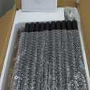 HOOBRO 5-Tier Corner Shelf Stand, Corner Square Rack Display Shelf, Tall Storage Rack Plant Stand, Corner Bookcase for Small Spaces, Living Room, Home Office, Kitchen, Black BK50CJ01