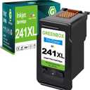 GREENBOX Remanufactured 241XL High-Yield Color Ink Cartridge Replacement for Canon CL-241XL 241 XL for Canon PIXMA MG3620 TS5120 MX532 MX472 MX452 MG3522 MG2120 MG3520 MG3220 Printer (1 Tri-Color)