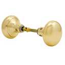 Em-D-Kay #48 Polished Brass Finish Door Knob Set for Surface Mount Mortise Locks
