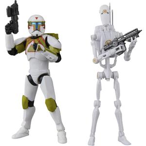 STAR WARS The Black Series Clone Commando (Urban Fighter) & B1 Battle Droid (Training), Battlefront II 6 Inch Action Figures