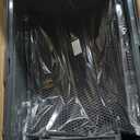 XXL Stainless Steel Litter Box with High Sides 26"x18"x12" Extra Large Metal Litter Box for Big Cats & Multiple cat, Jumbo Top Entry Litter Pan with lid (Black, XX-Large)