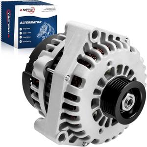 Alternator Fits for 1999-2005 Chevy Silverado 1500 2500 3500 Tahoe Avalanche Express GMC Sierra Yukon Savana Envoy, 4.3 5.3 6.0 8.1L, High Output Alternator, 145A, Replace# 40012204 ADR0290