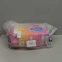 GOOSH 6.2 FT Birthday Inflatables Outdoor Decorations Cake with Candle, Happy Birthday Blow Up Yard Decoration with Colorful Rotating LED Lights for Party Garden Lawn