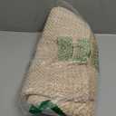 Rug - 62" x 3', Ivory & Beige, Handmade Cotton, Ideal for High Traffic Areas in Entryway, Living Room, Bedroom