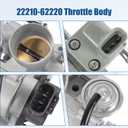 3-Pin Throttle Body 22210-62220 Compatible with Toyota 4Runner 1996-2002, Tacoma 1995-2004, T100 1995-1998, Tundra 2000-2004 3.4L # 2221062220 2221062230 22210-62230