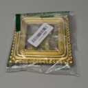 SIKOO Small Vintage Picture Frame 3x3 Gold Antique Ornate Photo Frame Square with Bead for Tabletop and Wall Mount Display Vintage Wall Decor Art Gallery