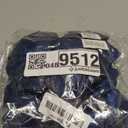 DEEKA 12 PCS 7" Large Glitter Cheer Bows Shiny Cheer Hair Bows Ponytail Holder Handmade for Cheerleader Girls Softball Sports -Navy Blue