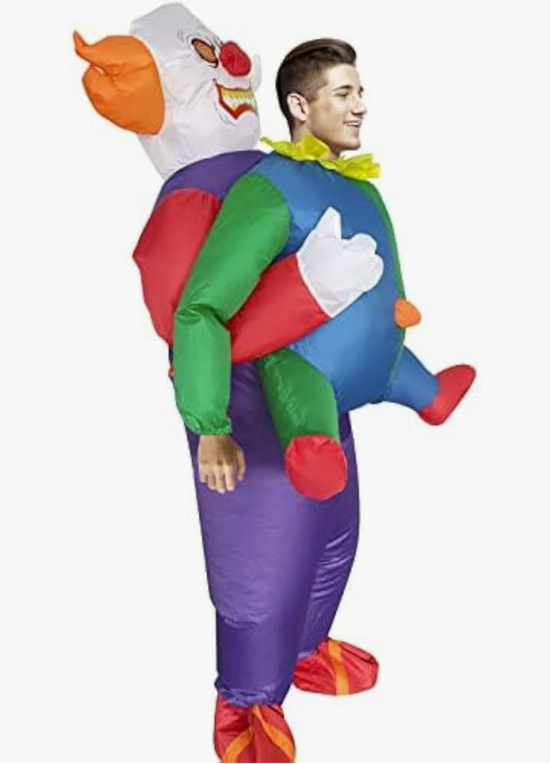 Clown Inflatable Costume Fun Adult Costume, Best Decoration for Parties, Gatherings, Holiday Celebrations and Masquerades