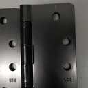 Hinge Outlet Ball Bearing Door Hinges - 4 Inch, 1/4 Inch Radius, Timely Template Arch Hole (Oil Rubbed Bronze, 3 Pack)